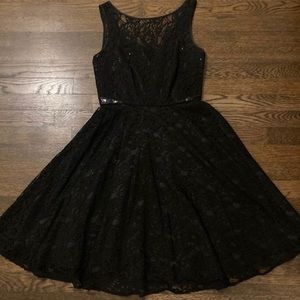 Sparkly Black Calvin Klein Dress